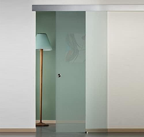 PORTE SCORREVOLI IN VETRO (Scorrevole Esterna - SATINATA, 90 X 215)