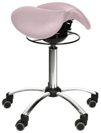 Teqler Sattelhocker mit Swing-Mechanismus rosa