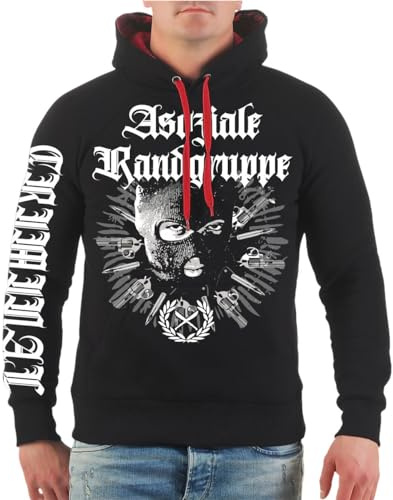 Life Is Pain Herren Kapuzenpullover Men Hoodies Asoziale Randgruppe Sturmhaube