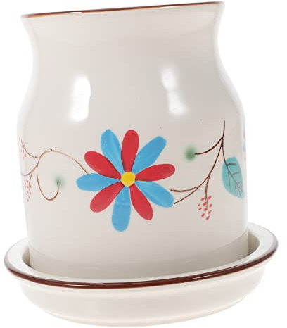 PHENOFICE Portaposate Da Cucina Ceramica Organizzatore Multifunzionale Per Bacchette e Utensili Da Tavola Elegante e Pratico Per Tenere Ordine Piano Di Lavoro Materiale Sicuro e Resistente