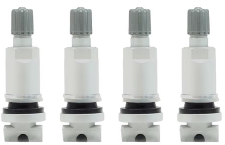 Clamp-in Valve Stem for TPMS, 4Pcs Replacements Tyre Pressure Monitoring System Pressure Monitoring Sensor Valve Stems Anti-Explosion Tire Valve Stem Tool for Cars