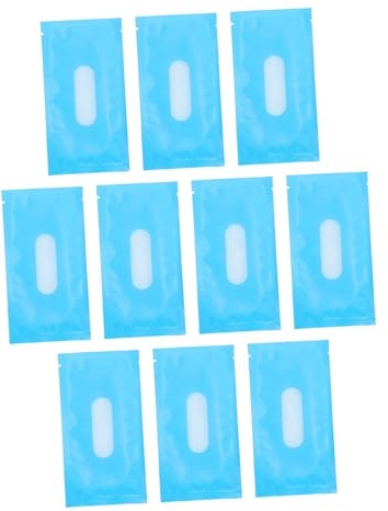 Healvian 10 Stück Daunenpflaster Kühlgelblätter Sofort-kältepackung Stirnstreifen gegen Fieber - Anhaltende Kühlung für Langes Hautfreundlich