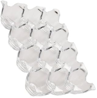 ANDRESLAD Contenitore Portaoggetti - Custodia in Acrilico Collision Supporto per Frigorifero a 12 Griglie Salvafreschezza