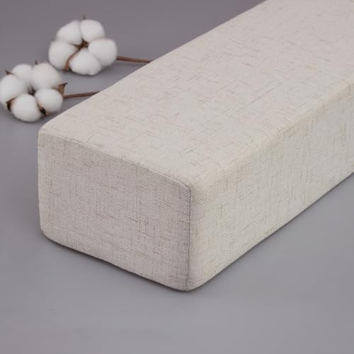 Mattress extension,mattress connector,individual size bed gap filler,bed bridge mattress filling pillow formattresses mattress wedge for single/double/king size beds,beige,150x15x10cm
