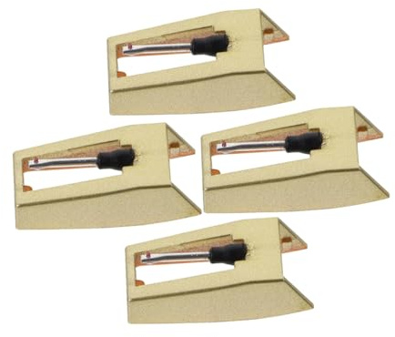 JEWEDECO 4pezzi Puntine Per Giradischi in Vinile Sostituzione Puntine Ricambio Per Giradischi Parti Dischi d