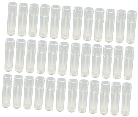 CLISPEED 60stücke Diy Lippenbalsam-tuben Nachfüllbar Lippenbalsam Und Lippenstiftbehälter Diy-kosmetik Aus Hochwertigem Und Pet-material Für Lange Haltbarkeit Klein Und Leicht Für Unterwegs