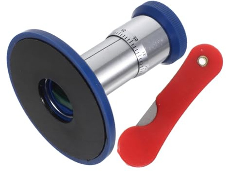 CORHAD Microtome Manuel de Laboratoire de Biologie – Trancheuse D’échantillons Végétaux Compacte en Acier Inoxydable – Outil de Découpe D’échantillons Précis pour Kit Dissection Élève,