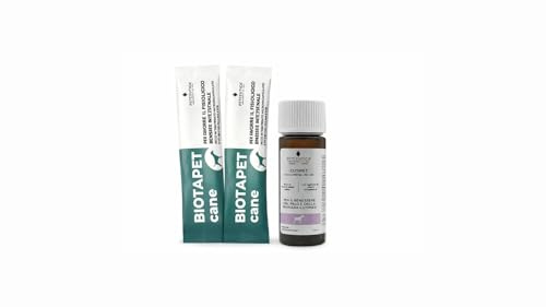 PETCEUTICA Protocollo Skin Pet per Cane, Gocce e Probiotici, Olio di Ribes e Fermenti Lattici, Asse Intestino-Pelle, Made in Italy