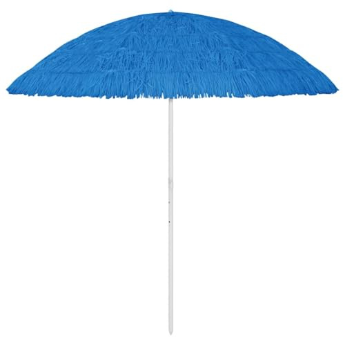 Nqyjm Ombrellone da spiaggia hawaii blu 300 cm Ombrellone da giardino impermeabile protezione UV per patio, esterno, accanto alla piscina, ristorante e caffetteria