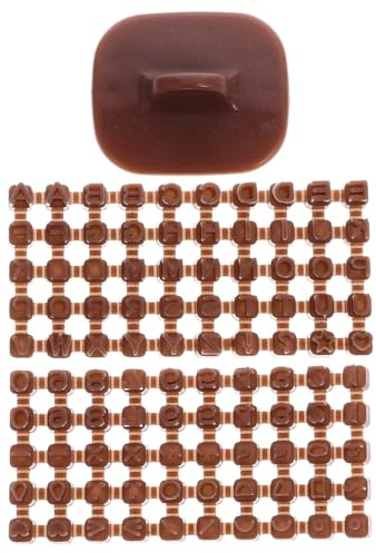 Lurrose Stampo Lettere per Argilla Polimerica Mini Timbri Alfabetici Componibili per Decorazioni Fai da Te in Pasta Polimerica e Creazioni Creative