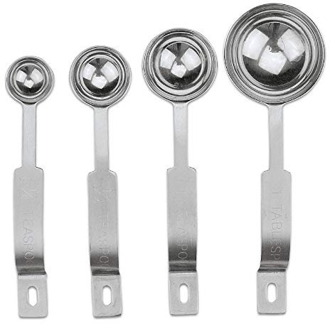 Städter 509207 Messlöffel Set, 4-teilig, Silber, 1 - Pack