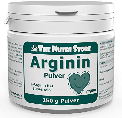 Arginin HCl 100% rein veganes Pulver 250 g