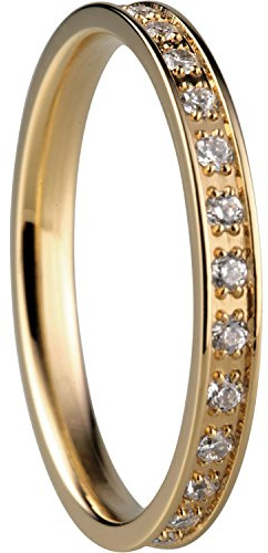 Bering Damen-Ring arctic symphony Innenring Edelstahl Zirkonia weiß Gr. 60 (19.1) - 556-27-71
