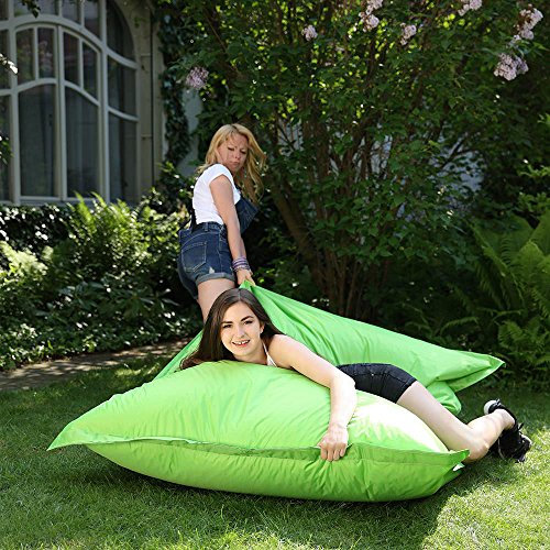 XXL Sitzsack Outdoor und Indoor, Lazy Place, abwaschbar, wasserfest, mit Innensack (apfelgrün)