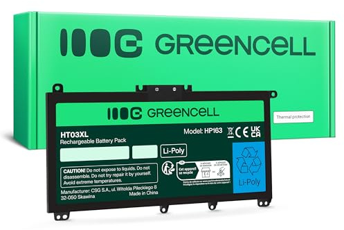 Green Cell Akku für HP HT03XL HTO3XL L11421-2C2 L11119-855 L11421-2C2 240 245 250 255 340 348 15-DB 15-DA 15-CS 17-BY 17-CA Pavilion 14-DH 15-CS 17-CA X360 14-DH