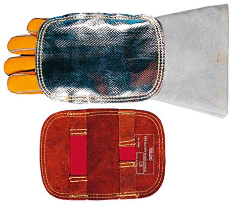 Weldas Hitzeschild f?r die Hand beim MIG/MAG-Schwei?en - aluminiumbeschichtet