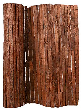 Nature by Kolibri Écran de confidentialité, arbres, écorce, différentes tailles, Clôture brise-vue pour terrasse, balcon et jardin, Pare-vent