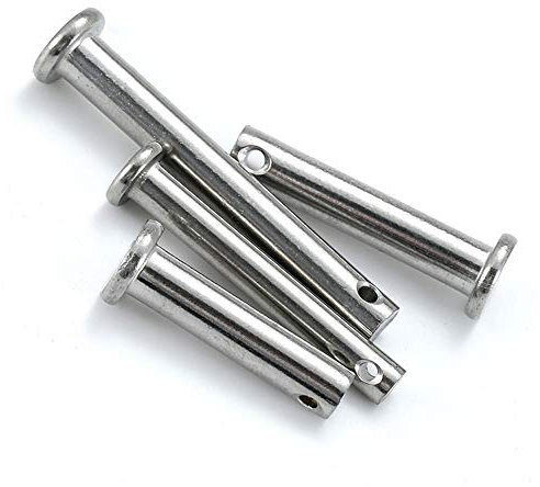 Flacher Rundkopfstift aus Edelstahl 304 mit Loch. Positionierungsstift M3M4m5M6M8M10 * 40X50 / 60/80-M12 * 45 * 2
