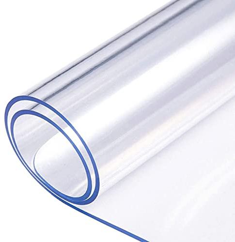 uyoyous PVC Tischdecke Transparent 100cm × 200cm Schreibtischunterlage Transparent 2 mm Transparent Tischdecken mit Wasserdicht, ölbeständig, Umweltfreundlichrutsch, Kratzfest