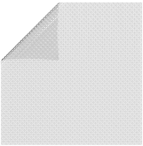 Tidyard Poolabdeckung Pool-Solarplane Treibende Pool-Solarfolie Abdeckplane Solarheizung Solarabdeckung Poolheizung Wärmeplane Luftpolsterfolie mehr Size und Farben PE 260x160 cm Grau