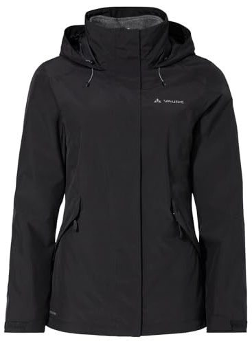 VAUDE Veste 3 en 1 Rosemoor II pour Femme Double, Noir, Taille 38
