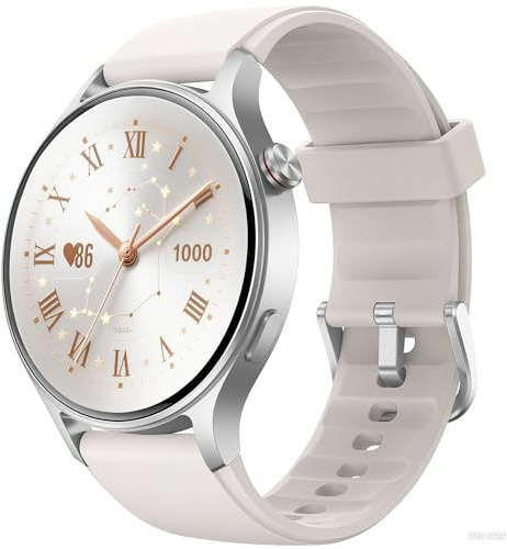 Montre Connectée Femme Homme avec Appel Bluetooth 5.3-1,32 Smartwatch AMOLED pour Android iOS, Montre de Sport Podometre avec 110+ Sports & 3ATM Bracelet Fitness avec Moniteur Sommeil/ SpO2 -Gris
