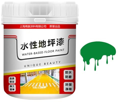 Vernice cementizia per calcestruzzo esterno - 500 g di vernice per calcestruzzo ad asciugatura rapida, rivestimento in cemento antiscivolo per esterni - Vernice per pavimenti in calcestruzzo premium