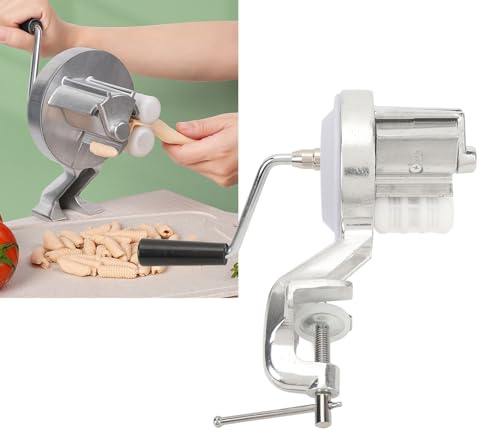 Máquina para Hacer Cavatelli, Máquina Hacer Pasta Manual Cavatelli, Máquina Prensar Fideos Rodillo Pasta, Máquina Hacer Macarrones con ñoquis Auténticos Mano para Italiana Casera