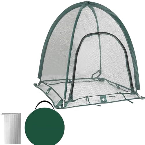 Serra Pop-Up in Lamina, Fioriera Portatile per Coltivazione di Ortaggi per Giardino Cortile con Finestre con Cerniera, Invernale in PVC Trasparente per Piante