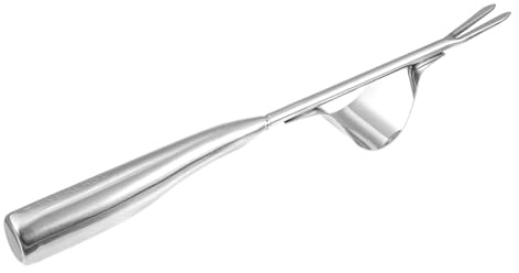 YARNOW Tenedor de hierba de acero inoxidable bordeadora de césped pulverizador Rastrillo herramienta de deshierbe de acero inoxidable horquilla para quitar raíces