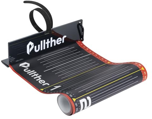 Pullther Règle de pêche de 138 cm - Avec mètre ruban - Tableau anti-chocs - Outil de mesure étanche pour l'eau salée - Accessoire de pêche