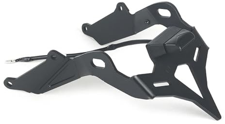 Kennzeichenhalter Passend für Honda CB 650 R CB650R CB650R 2024-UP Motorrad Hinten Ordentlich Kennzeichenhalter Reitstock Halterung LED-Licht Seitliche Kennzeichenhalterung