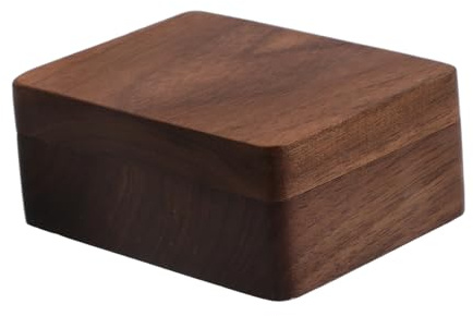 COLLBATH Scatola Espositiva Per in Legno Organizer Portatile Per Fermacravatte Scatola Per in Legno Custodia Per Accessori