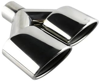Auspuffendrohr Für W204 W211 Edelstahl-Autoauspuffblende 57 Mm Schnittstelle Dual Outlet Auspuffrohr Schalldämpfer Endrohr Auspuffblende(rechts)