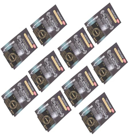 Generic Cell Phone Signal Booster Sticker Phone Signal Stickers for Elevators and Tunnels 10pcs Self Adhesive