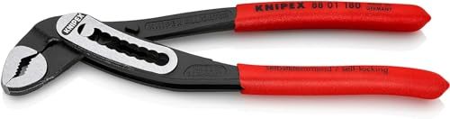 KNIPEX Alligator Pince multiprise sur carte LS gaines PVC anti-dérapantes 180 mm, 88 01 180 SB