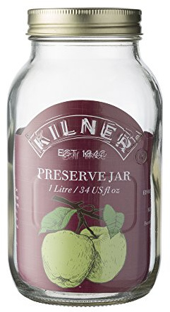 Kilner 1 Litre Genuine Screw Top Jar (Pack of 12)