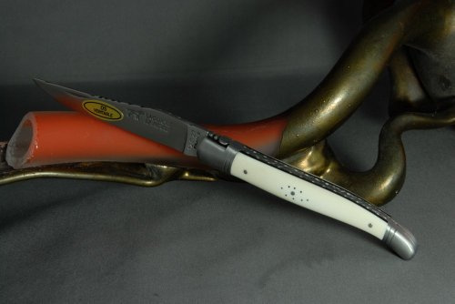 Taschenmesser LaguioleLe Fidèle CISELE Os