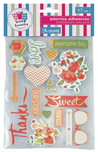 DOHE - Pack mit selbstklebenden Deko-Stickern Delight