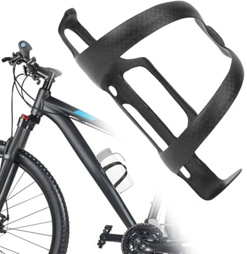 Tissting Soporte Portabotellas Bicicleta, Ligero Soporte Fibra Carbono Agarre Firme 5.5 Pulgadas Receptor Estable para Ciclismo Montaña Carretera