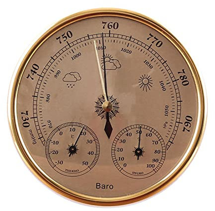JINYISI Barometro, barometri per la casa, barometri strumenti meteorologici, barometro meteo, barometri all'aperto per il giardino