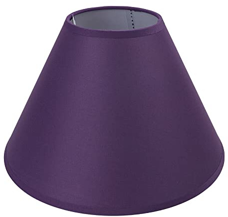 9 12 14 Luxury Cotton Textured Hoom Fabric Coolie Light Shade Purpose Table Floor Ceiling Perfect Lighting Practical and Eye Caring Lampshade (12 Inch (30 cm), Plum)
