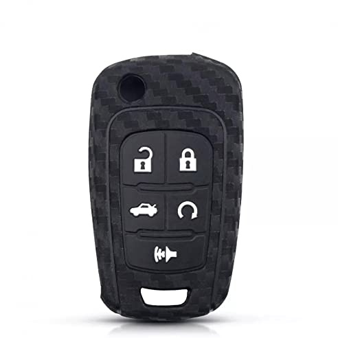 5 Tasten Carbon Silikon Autoschlüssel Fall Keyless Remote Fob Cover für Chevrolet Cruze Epica Lova Camaro für Buick für Vauxhall für OPEL Insignia Astra Fob Cover