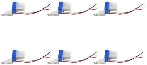 Spactz 6X AC Interrupteur Crépusculaire Interrupteur Crépusculaire DC 12 V 10A Interrupteur Automatique Crépusculaire