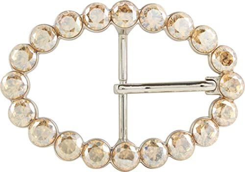 BELTINGER Gürtelschnalle Valence 4,0cm | Buckle Wechselschließe Gürtelschließe 40mm Massiv | Dorn-Schließe mit Strass | Wechselgürtel bis 4cm