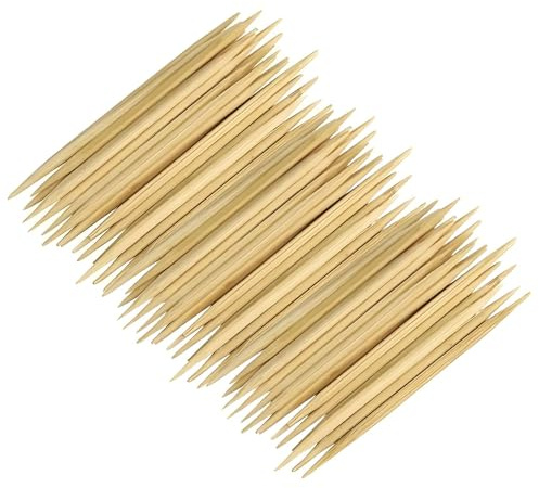 PARENCE.- Set de 1000 Palillos de bambú - Uso Diario, higiene Dental, Palillos para Aperitivo - Caja a Granel