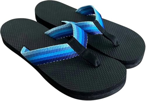 WCLXJJ Versteckte Penis-Flops, lässige Sommer-Strand-Freely-Serie, bequeme, rutschfeste Sandale, Parodie, lustige, neuartige Design-Flip-Flops, Schaumgummi-Hausschuhe (Blue,40)
