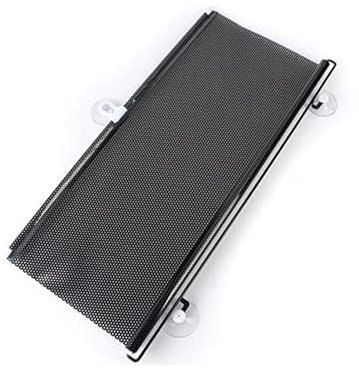 Autofenster Sonnenschutz Universal-Sonnenschutz Fürs Auto, Faltbar, Einziehbar, Seitlicher UV-Schutz, Visier, Fenster-Windschutzscheiben-Vorhang, Sonnenschutzrollo Fürs Auto Auto Sonnenblende(Black 45