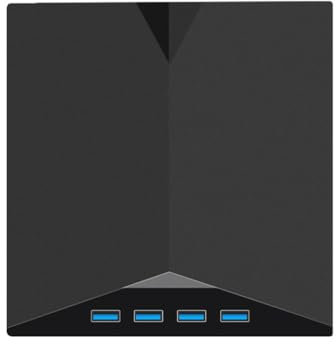 Osmond Graveur Externe USB 3.0 Type-C 7 en 1, Lecteur DVD RW CD, Graveur Optique Portable Haute Vitesse pour PC Portable