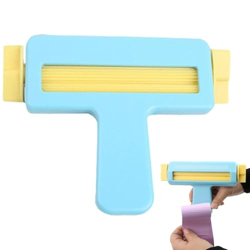 Crimpadora de papel, corrugadora para proyectos creativos, manualidades para diseños texturizados, herramienta de papel de 6.57/5.31/1 pulgada para cartulina y artes hechas a mano